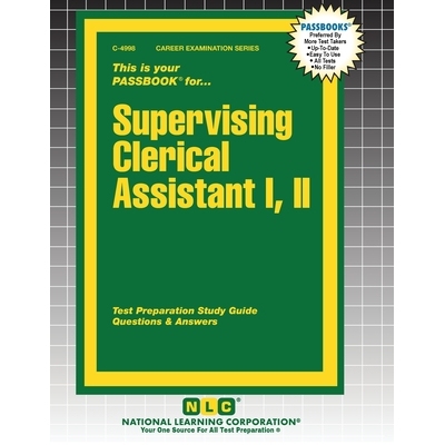 预订 Supervising Clerical Assistant I, II 9781799349983