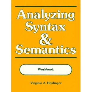 预订 Analyzing Syntax and Semantics: Workbook: 9780913580929