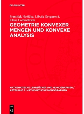 预订 Geometrie konvexer Mengen und konvexe Analysis: 9783112727546