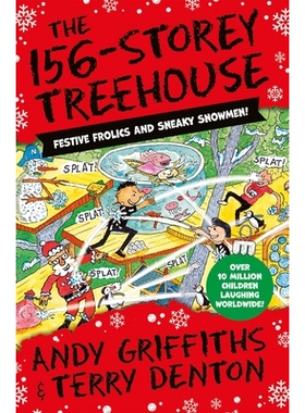 预订 The 156-Storey Treehouse: Festive Frolics and Sneaky Snowmen! 156 层树屋: 9781529088687