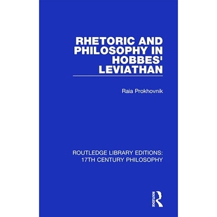 预订 Rhetoric and Philosophy in Hobbes’ Leviathan 霍布斯利维坦的修辞与哲学: 9780367331030