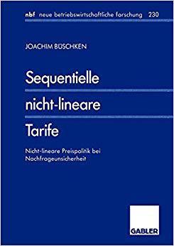 【预订】Sequentielle nicht-lineare Tarife 9783409128407