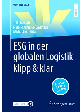 预订 Esg in Der Globalen Logistik Klipp & Klar: 9783658456573
