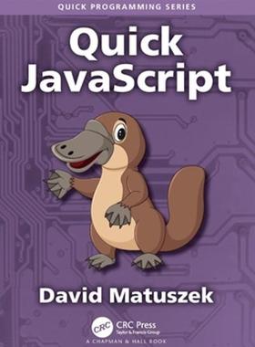 [预订]Quick JavaScript 9781032417561