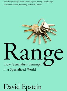 英文原版 David Epstein 通才 成功学 跨能制胜 Range: How Generalists Triumph in a Specialized World