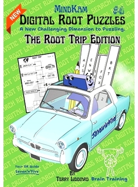 预订 MindKam - Digital Root Puzzles Number 4 - The Root Trip Edition - Brain Training: Digital Root Puzzles and Challeng