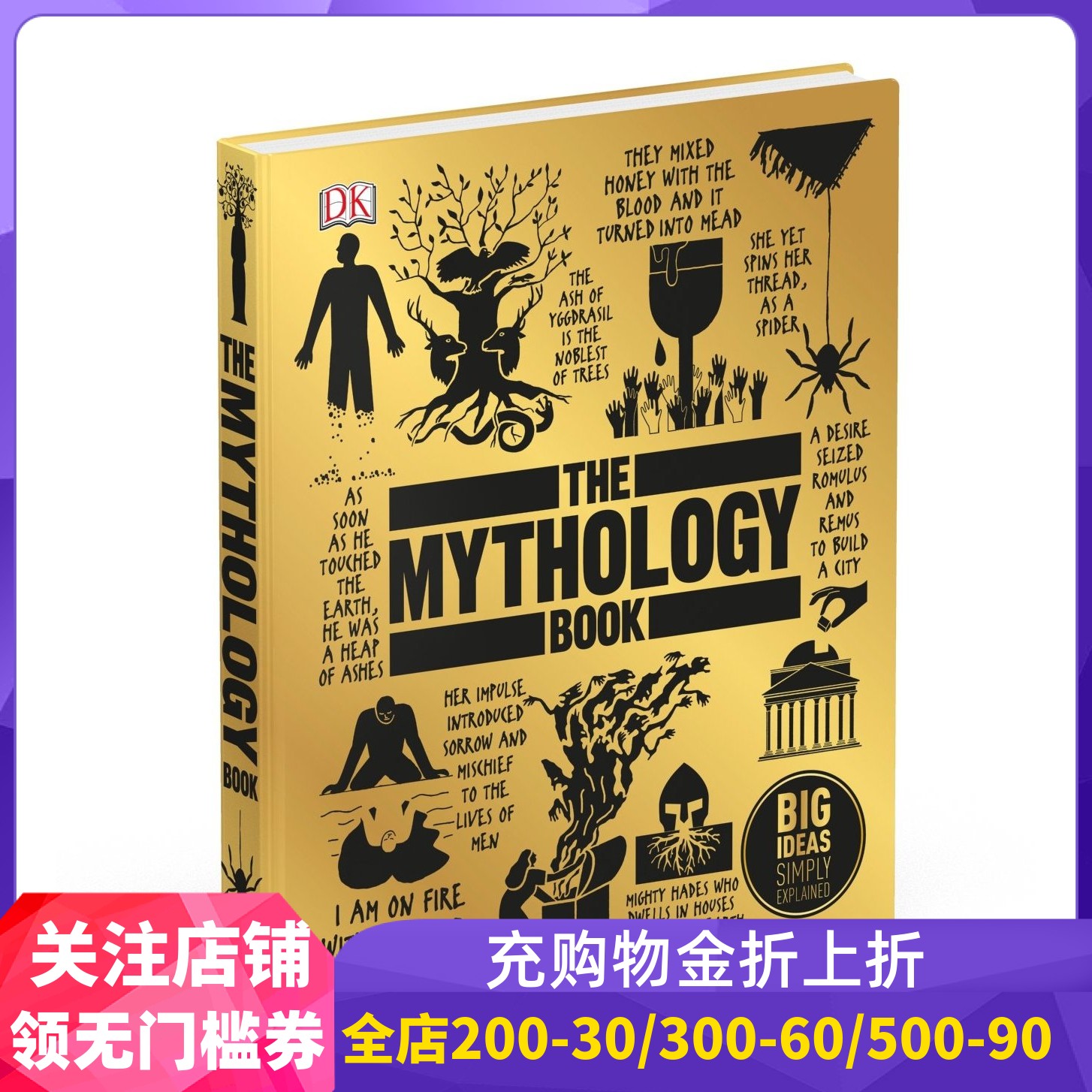 英文原版 DK人类的思想百科丛书 神话 The Mythology Book: Big Ideas Simply Explained
