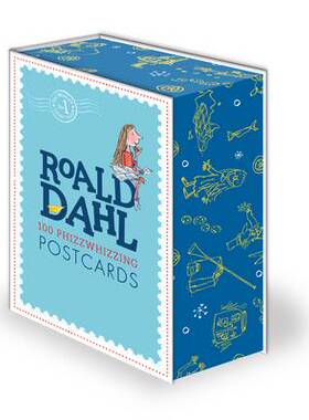【预订】Roald Dahl 100 Phizz-Whizzing Postcards
