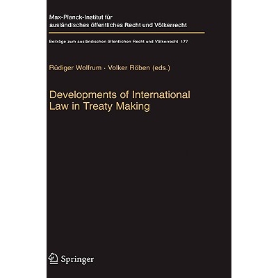 预订 Developments of International Law in Treaty Making 缔结条约的国际法发展: 9783540252993