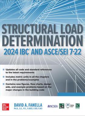 预订 []Structural Load Determination: 2024 IBC and Asce/SEI 7-22 9781264961702