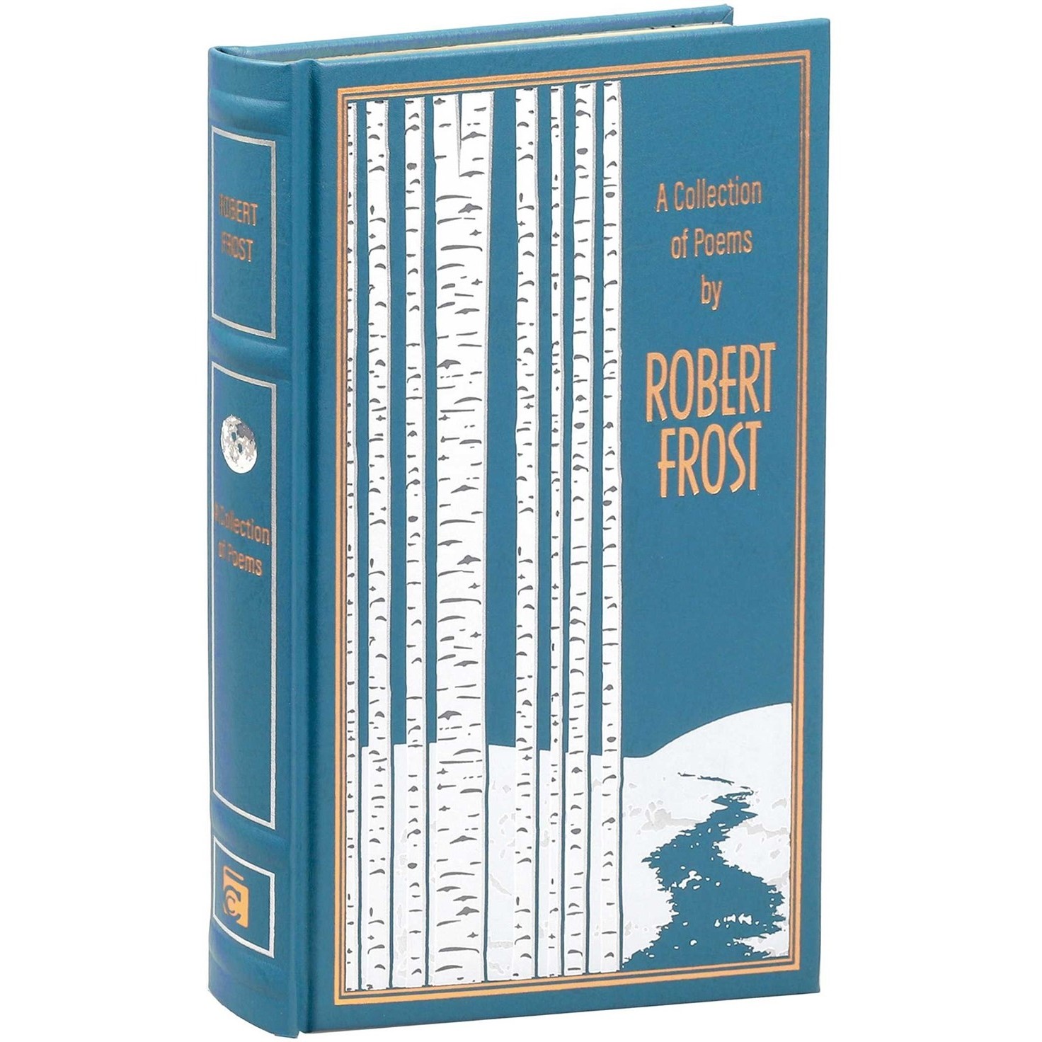 现货 罗伯特·弗罗斯特诗选 皮封精装收藏版 英文原版 A Collection of Poems by Robert Frost (Leather-bound Classics)