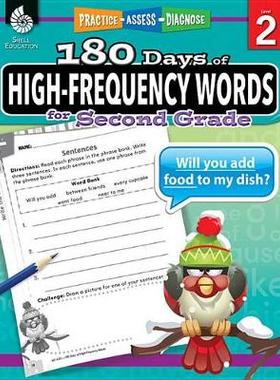 【预订】180 Days of High-Frequency Words for Second Grade: Practice, Assess, Diagnose