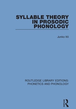 【预订】Syllable Theory in Prosodic Phonology