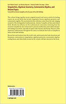 【预售】Singularities, Algebraic Geometry, Commutative Algebra, and Related Topics