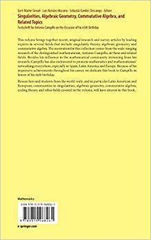 【预售】Singularities, Algebraic Geometry, Commutative Algebra, and Related Topics