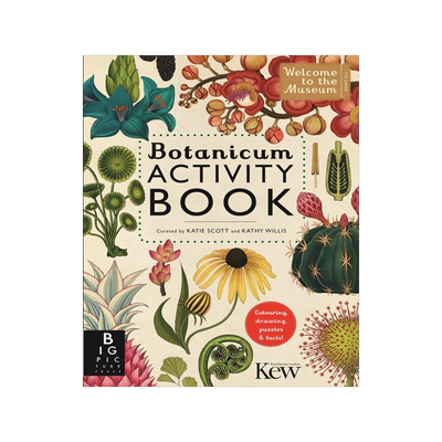 现货 英文原版 植物博物馆活动书（欢迎来到博物馆系列）手绘科普读物 Botanicum Activity Book (Welcome To The Museum)