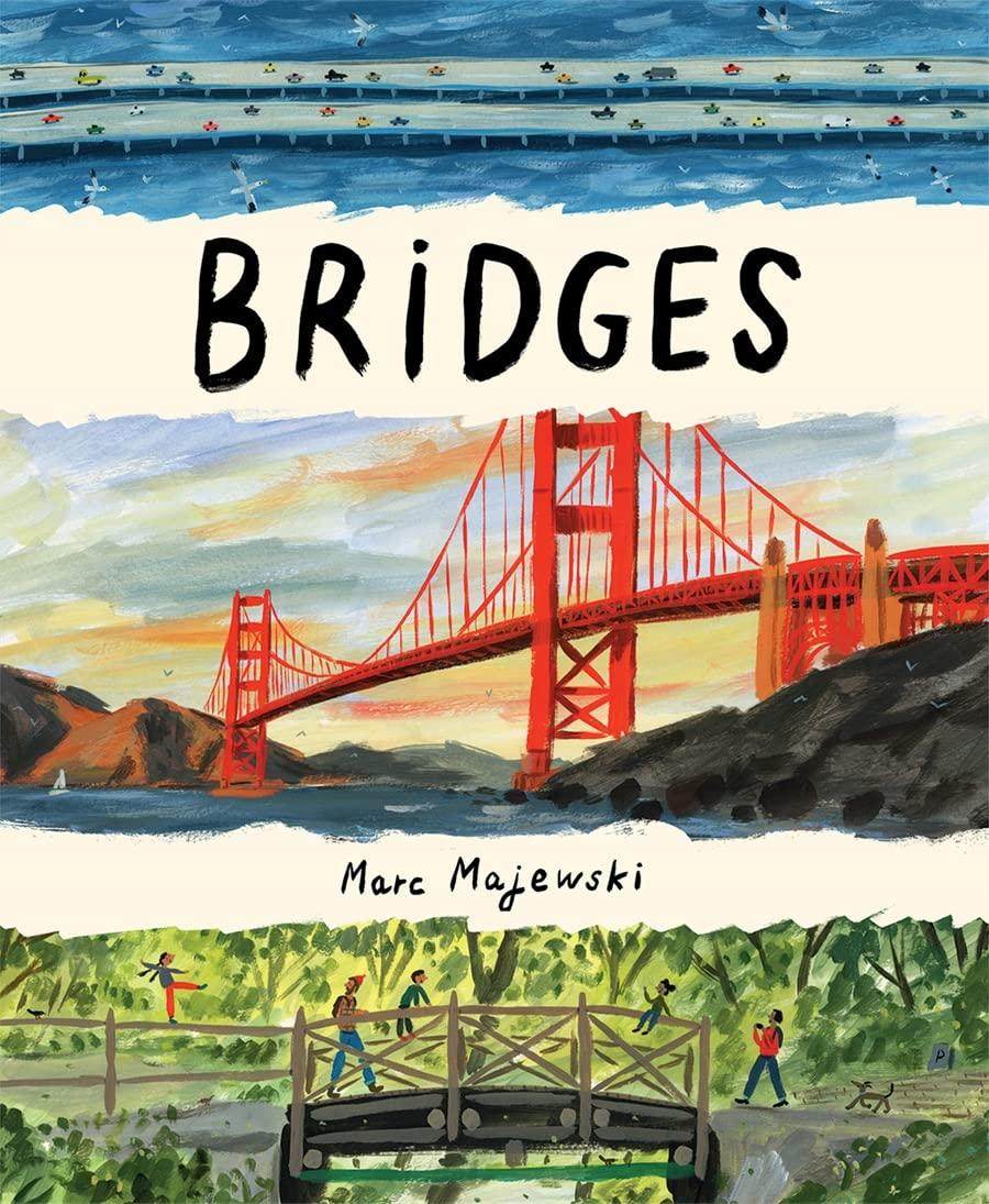 现货 世界各地的桥梁 Marc Majewski 插画绘本 精装 建筑艺术 英文原版 Bridges
