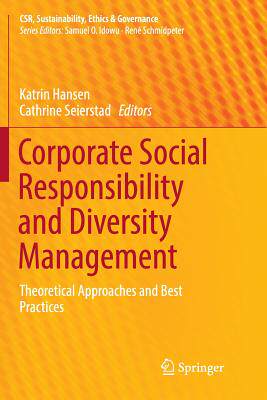 【预订】Corporate Social Responsibility and Diversity Management