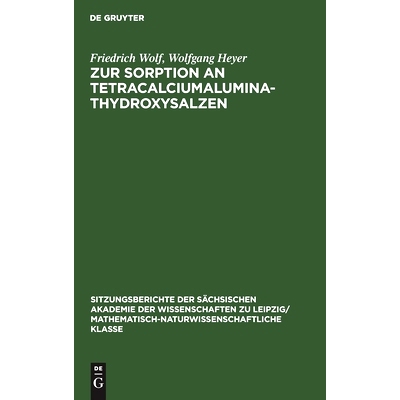 预订 Zur Sorption an Tetracalciumaluminathydroxysalzen: 9783112503232