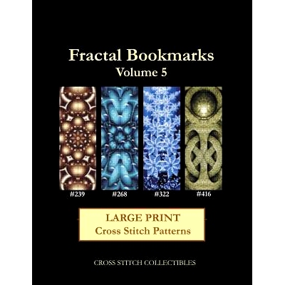 预订 Fractal Bookmarks Vol. 5: Large Print Cross Stitch Patterns: 9781974533084