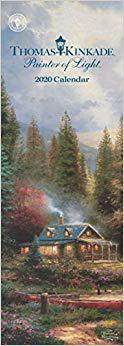 【预售】Thomas Kinkade Painter of Light 2020 Slim Calendar