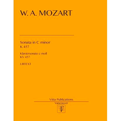 预订 Sonata in C Minor K 457: Urtext: 9781981257935