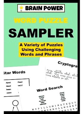 预订 Word Puzzle Sampler: 9781548333089