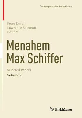 【预订】Menahem Max Schiffer: Selected Papers Volume 2