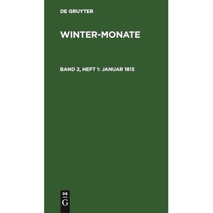 9783112441077 1815 预订 Januar