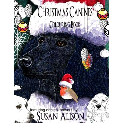 预订 Christmas Canines - A dog lover’s colouring book: 9781539786863