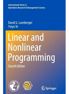 预订 Linear and Nonlinear Programming: 9783319374390