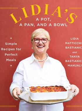 预订 Lidia’s One Pot, One Pan Cookbook莉迪亚的一锅一盘食谱: 9780525657408