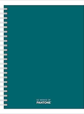 【预售】Pantone 52 Weeks 2020 Desk Planner Evening Teal