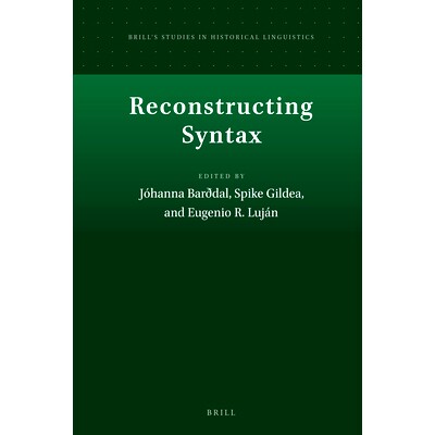 预订 Reconstructing Syntax 重建语法: 9789004391994