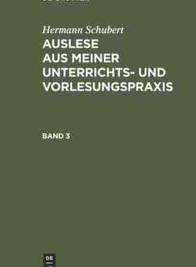 【预订】AUSL. A. M. UNTERRICHTS- U.VORLESUNGSPR. BD. 3 9783111216683