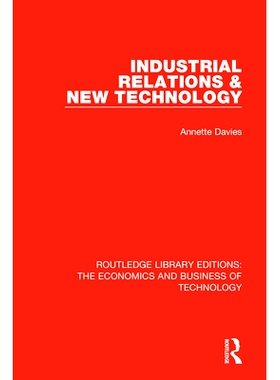 预订 Industrial Relations and New Technology 劳资关系与新技术: 9780815367789