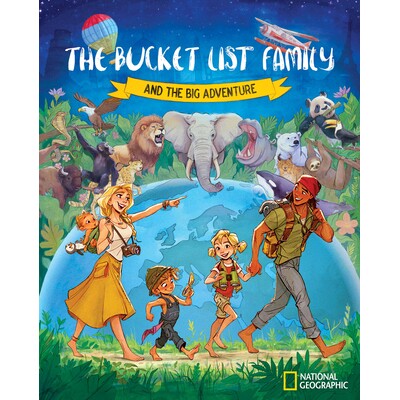 预订 遗愿清单家庭：和大冒险 旅行故事 英文  The Bucket List Family: And the Big Adventure:9781426378065