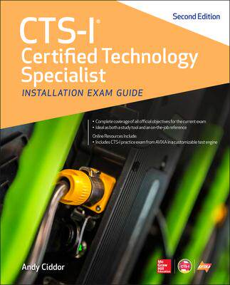 [预订]Cts-I Certified Technology Specialist-Installation Exam Guide, Second Edition 9781260136098