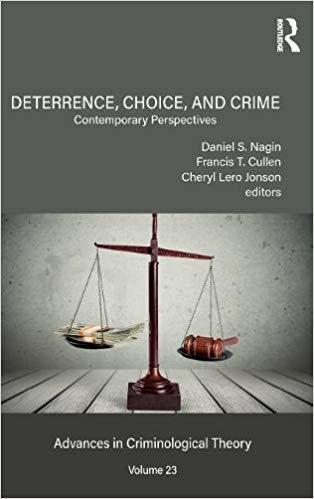 【预售】Deterrence, Choice, and Crime, Volume 23
