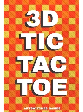 预订 3D Tic Tac Toe: A great fun 2-player travel game with grids. Have loads of fun with this classic.: 9781698970196