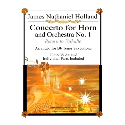 预订 Concerto for Horn and Orchestra No. 1 