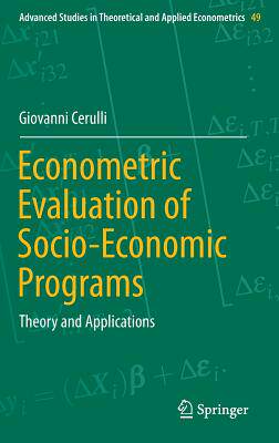 【预订】Econometric Evaluation of Socio-Economic Programs