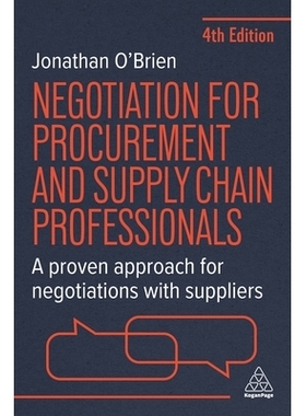 预订 Negotiation for Procurement and Supply Chain Professionals: A Proven Approach for Negotiations with Suppliers: 9781
