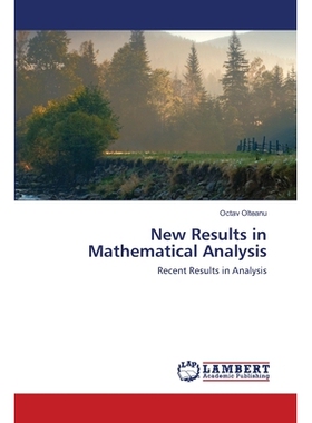 预订 New Results in Mathematical Analysis: Recent Results in Analysis: 9786202671552