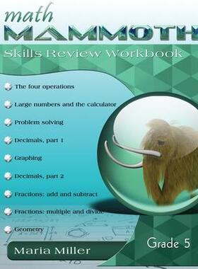 [预订]Math Mammoth Grade 5 Skills Review Workbook 9781954358331