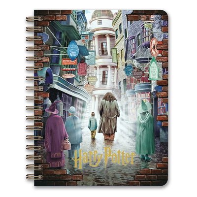 现货 哈利波特魔法之地 12个月手账本 官方授权 进口文创 哈迷礼物 Harry Potter Magical Places 12-Month Undated Planner