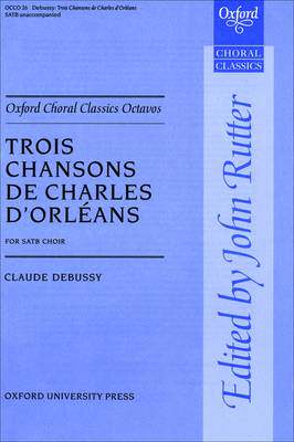 【预订】Trois Chansons de Charles d’Orleans - 封面
