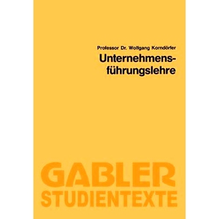预订 Unternehmensführungslehre: 9783409001526
