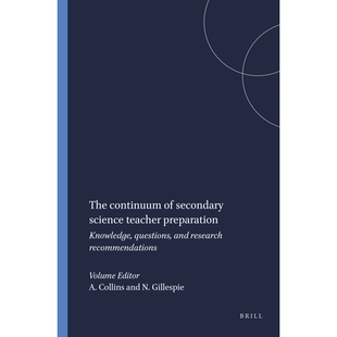 预订 The continuum of secondary science teacher preparation: Knowledge, questions, and research recommendations 中学科学