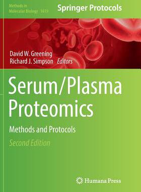 【预订】Serum/Plasma Proteomics: Methods and Protocols